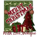 Merry Christmas, with love Monique
