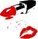 lipstick kiss