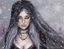 vampire in snow