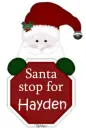 Santa Stop For - Hayden