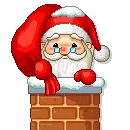 Santa Claus Peek-a-boo!