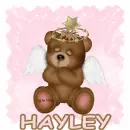 Angel Bear with Hayley name