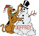 Jeffrey Scooby Doo & Snowman