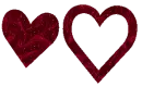 red hearts