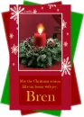 Christmas candle-Bren