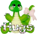 a turtle with Hugs