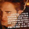 Pretend to eat it!