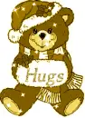 Gold Teddy Bear Hugs