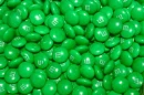 green m&m