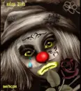 Sad clown