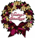 Season's Greetings wreath