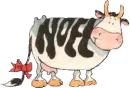 christmas cow