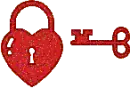 key and lock heart