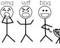 OMG,WTF,BBQ