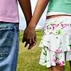 holding hands