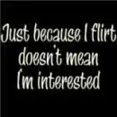 flirting