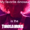 yay! a torosaurus :D