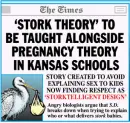 Stork theory.
