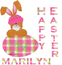 HAPPY EASTER/MARILYN