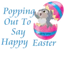 POPPING OUT TO SAY HAPPY EASTER