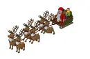 Santa And His Reindeer's :]