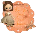I'M SO GLAD WERE FRIENDS/GIRL ORANGE