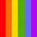 Vertical Rainbow Glitter