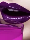 grape drink and purple lips