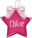 Pink Star & Bow -Chloe-