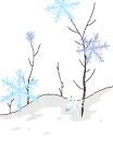 Snow is falling