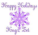 Happy Holidays Hugz, Zet