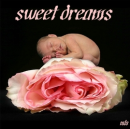 baby laying on a pink rose