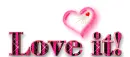 love it-pink heart