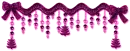 Pink Christmas Tree Border