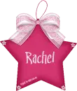Pink Star & Bow -Rachel-