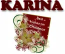 Best WISHES..KARINA