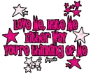 GLITTER TEXT