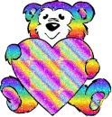 Teddy Bear - Rainbow