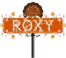 orange turkey street sign roxy