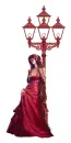 Women on lamp