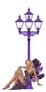 Women on lamp