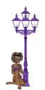 Women on lamp
