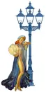Women on lamp
