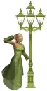 Women on lamp