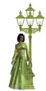 Women on lamp