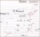 A Talented Student's Math Paper