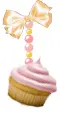 Pink cupcake