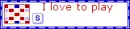 I love to play scrabble