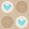 mocha blue heartzzz