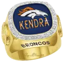 Denver Broncos diamond ring kendra
